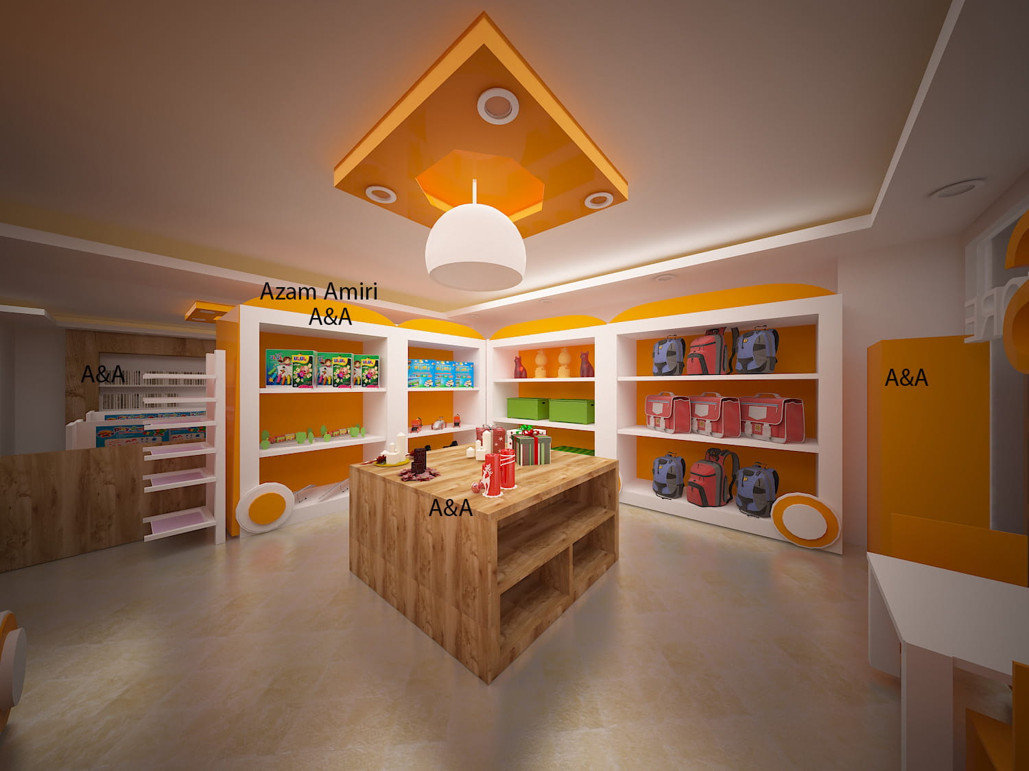 دکوراسیون کتاب فروشی